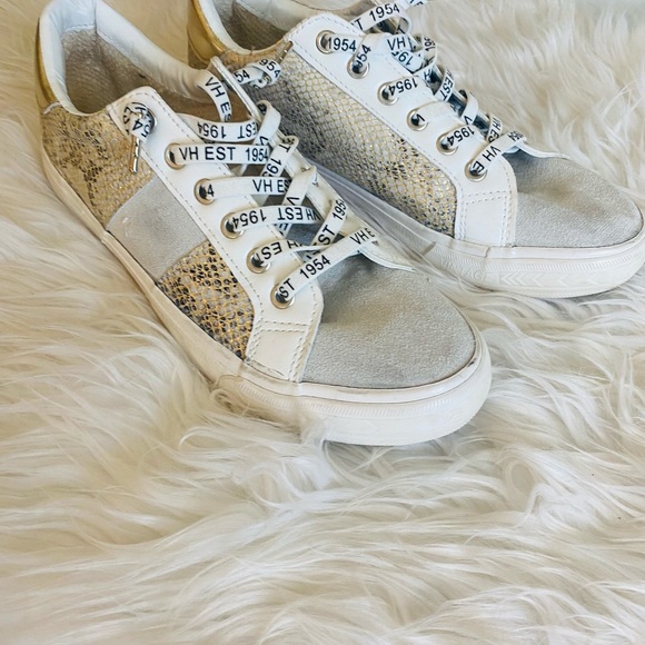 dina perforated sneaker vintage havana
